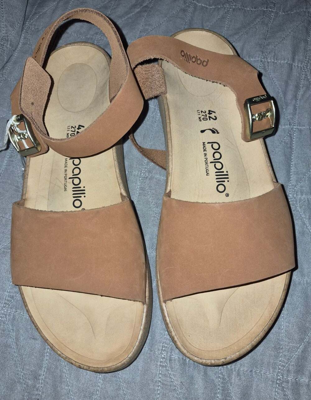 Papillio by Birkenstock Glenda Nubuck Wedge Sandal Pecan